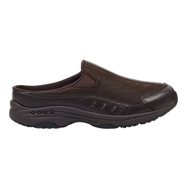 Women's Easy Spirit Traveltime Sneaker - Size 9.5 W - Brown