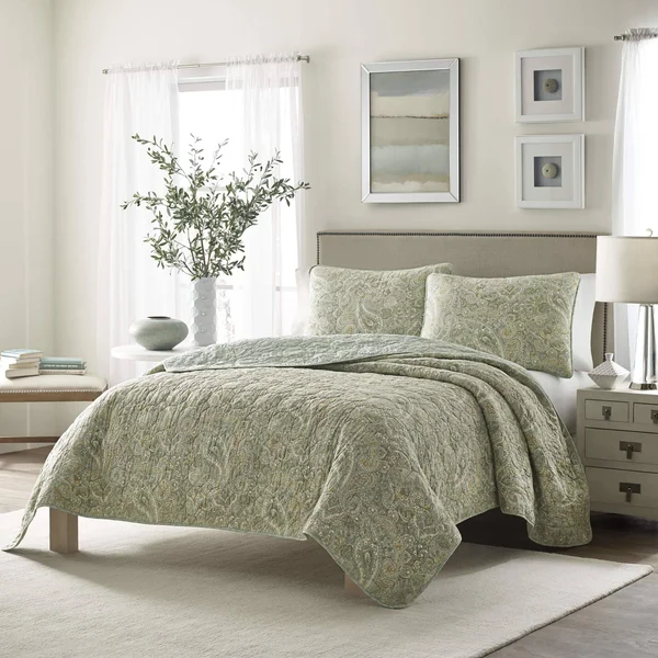 Stone Cottage Emilia Full/Queen Quilt Set - Green