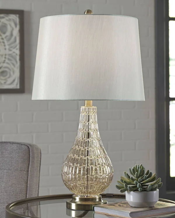 Ashley Latoya Champagne Glass Table Lamp