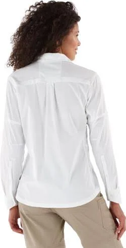 Rei Co-op Women's Sahara Button-Up Long-Sleeve Shirt White S