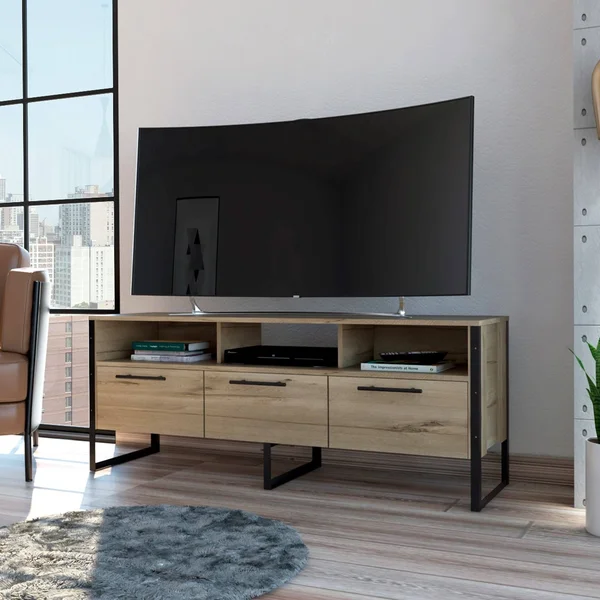RST Brands Emery Brown TV Stand - SL-MCON-9-K