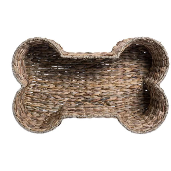 Bone Dry Dii Small Hyacinth Bone Shape Storage Basket, 18x11x7.5, Pet