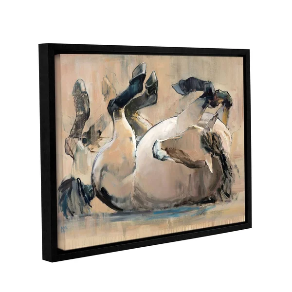 ArtWall Mark Adlington's 'Roll' Gallery Wrapped Floater-framed Canvas - Multi - 18x24