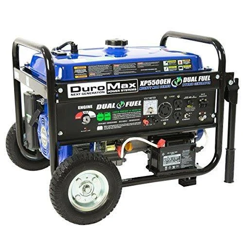 DuroMax XP5500EH 5 - 500 Watt Hybrid Portable Generator Dual Fuel Electric Start 120/240V