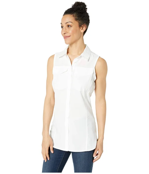 Columbia Women's Silver Ridge Lite Sleeveless Shirt - L - White