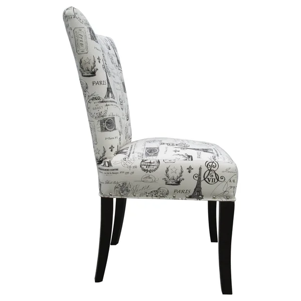 Sole Designs Bella Side Chair (Set of 2); Onyx