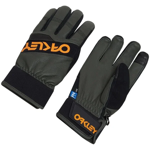 Oakley Factory Winter Gloves 2.0 Grey Orange - Xs