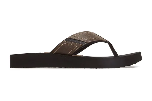 Dunham Men's Carter Flip-Flop - Size: 8, Brown Leather