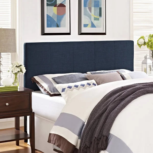 Modway Oliver Full Fabric Headboard, Beige