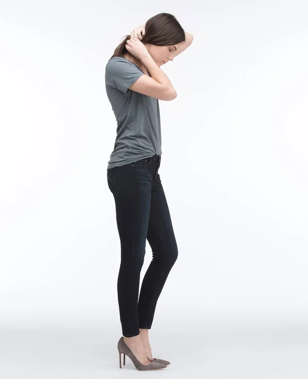 Ag The Legging Ankle Jeans, Coal Gray, Women's, 32