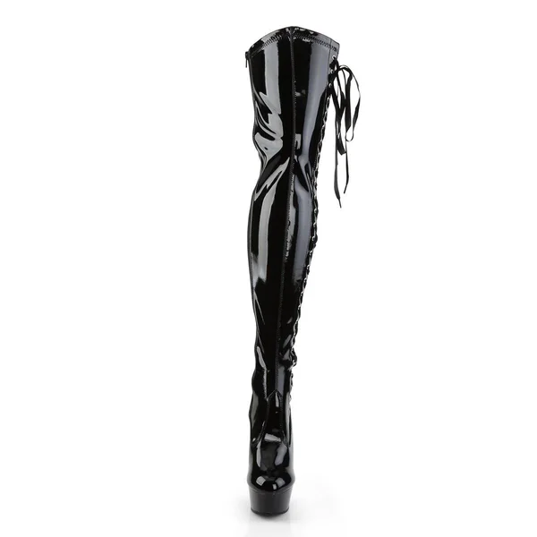 Women's Pleaser Delight 3050, Size: 10, Black