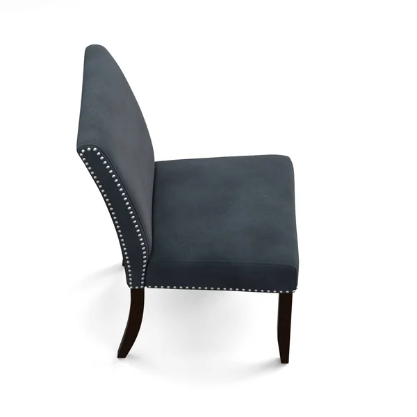 Set of 2 Manassa Upholstered Dining Chairs Linen Slate Blue - Handy Living