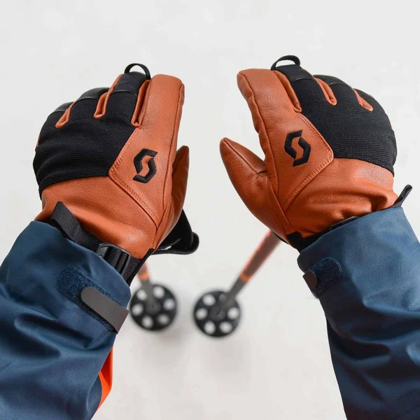 Scott Explorair Spring Glove Dark Grey - Burnt Orange S