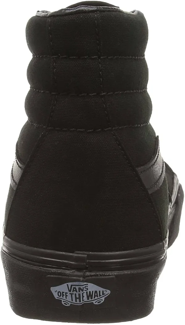 Vans Sk8-Hi Top Sneaker - Adult Unisex, Size: 4.5 M, Black Canvas/Black