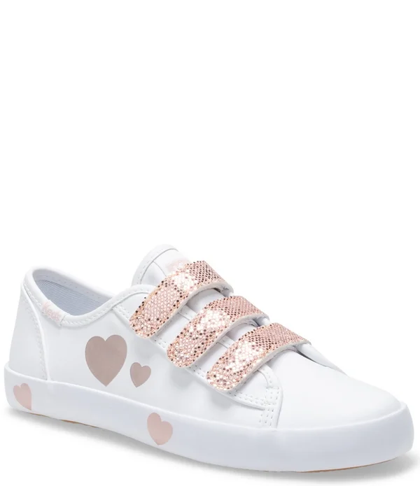 Keds Big Kid Kickstart 3V, Girl's, Size: 4, White