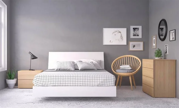 Nextera Queen Platform Bed with Storage Headboard, White
