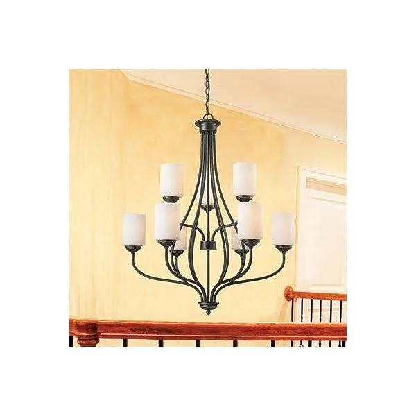 Z-Lite 414-9 Cardinal 9-Light Chandelier, Olde Bronze