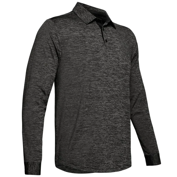 Under Armour Men's Playoff 2.0 Long Sleeve Polo - Black - LG
