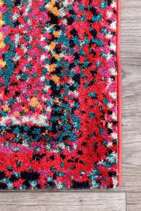 nuLOOM Hargis Labyrinth Area Rug - 5& x 8&, Red