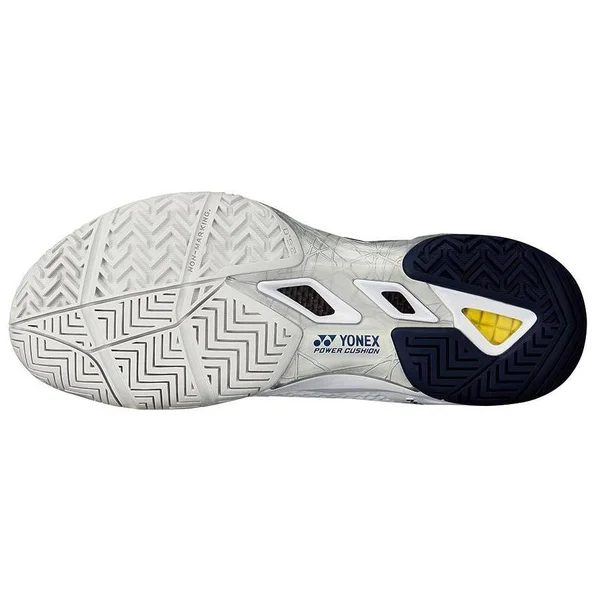Yonex Power Cushion Eclipsion 2 Mens Tennis Shoe - White/Navy - Size 8.5