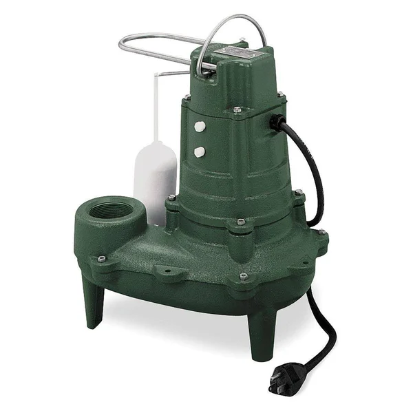 Zoeller M267 1/2 Hp, sewage Ejector Pump, 115Vac
