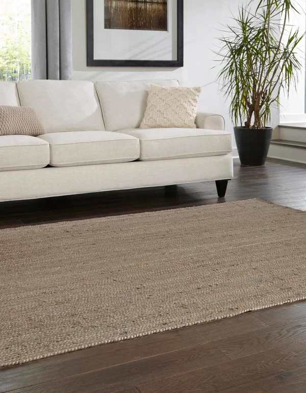 Unique Loom Dhaka Braided Jute Rug - 6& 0 x 9& 0 - Rectangular 3153075