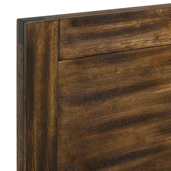 Picket House Furnishings Wren King Platform Storage Bed in Chestnut