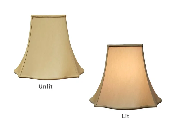 Royal Designs Fancy Square Bell Antique Gold Lamp Shade, 5 x 12 x 9.75