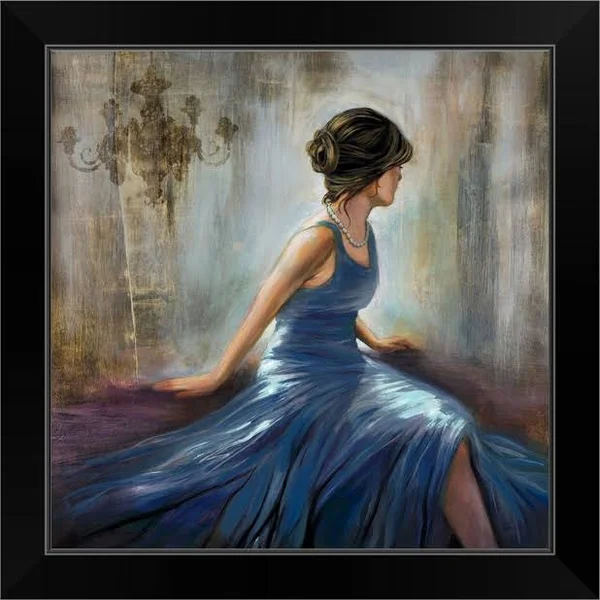 City Dreams VI - Black Framed Wall Art, 16x16, Great Big Canvas