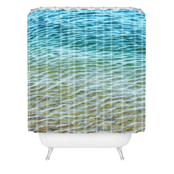 Deny Designs Shannon Clark Ombre Sea Shower Curtain, 69x22 x 72x22