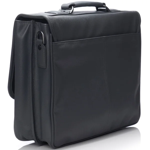 Alpine Swiss Genuine Leather 15.6” Laptop Briefcase Flap Over Messenger Bag, 16" x 12.5" x 4"