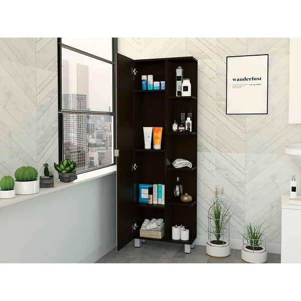 Los Angeles Linen Cabinet with Mirrror - FM Furniture MLB4441