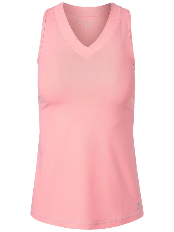 Sofibella Women's UV Colors Racerback Tank Top, Medium, Bubble