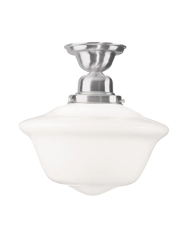 Hudson Valley 1615F-SN Edison Semi Flush Satin Nickel 1-Light
