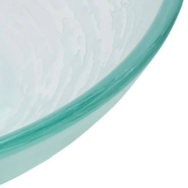 Pegasus G-242 Swirl Glass Vessel Sink - Frosted