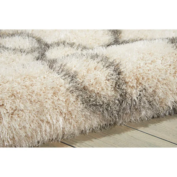 Nourison Escape ESCP2 3&11x22 x 5&11x22 White Shades Area Rug