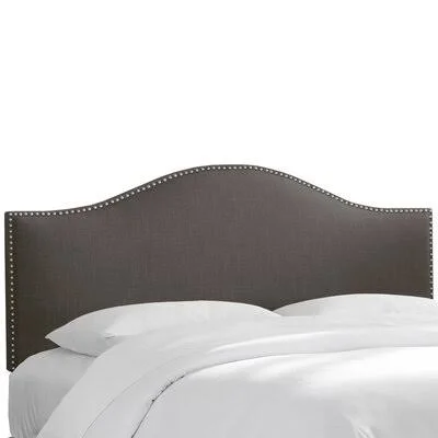 Emilia Upholstered Panel Headboard Size: California King, Upholstery: Linen Cindersmoke