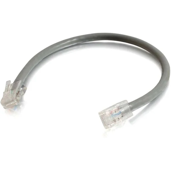 C2G-25ft Cat5e Non-Booted Unshielded UTP Network Patch Cable 25pk - Gray