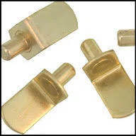Widgetco 1/4 inch Brass L Shelf Pins - Size: Qty 500
