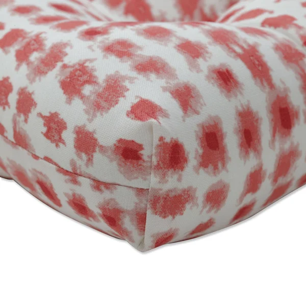 Pillow Perfect - Alauda Coral Isle Deluxe Tufted Chairpad