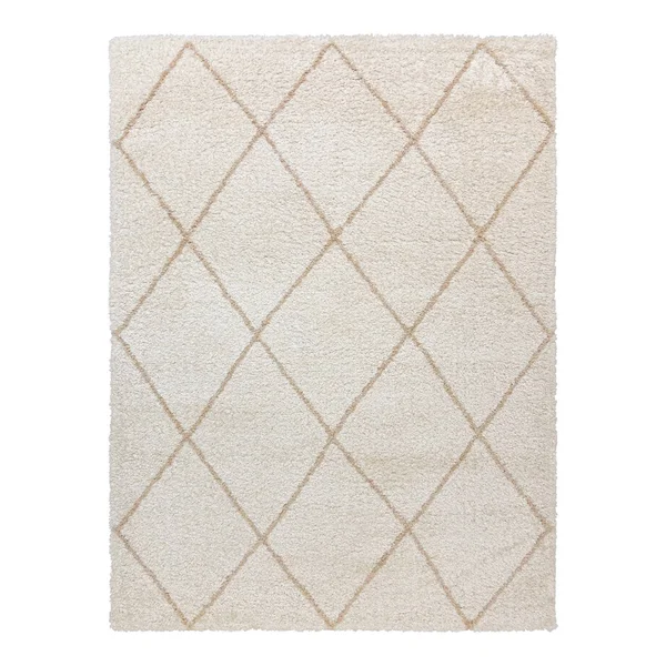Gertmenian Thayer Shag Rug, Diamond Ivory, Size: 31 inchx72 inch Runner