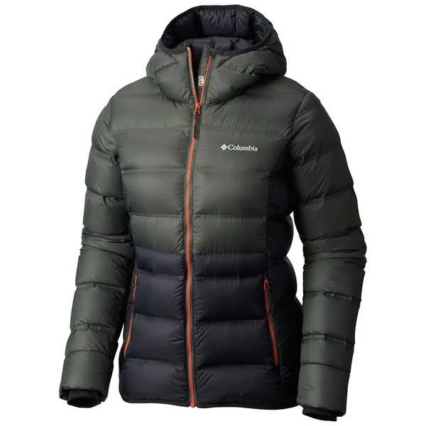 Columbia Women's Explorer Falls Hooded Jacket - Small - Black - Gravel