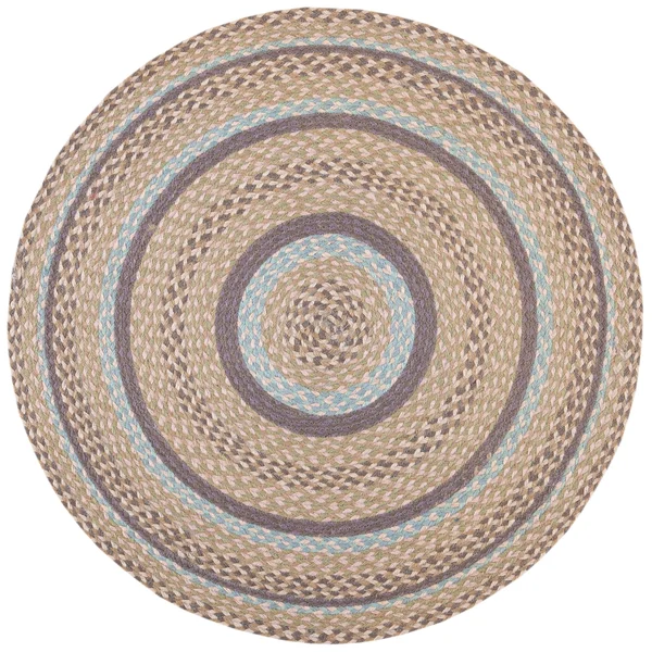 Safavieh CAP241Y-6OV 6 x 9 ft. Oval Cape Cod Area Rug Green & Pink