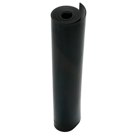 Rubber-Cal Neoprene 3/16 in. Thick x 36 in. Length x 192 in. Width Commercial Grade - 60A Rubber Sheet - Black 20-101