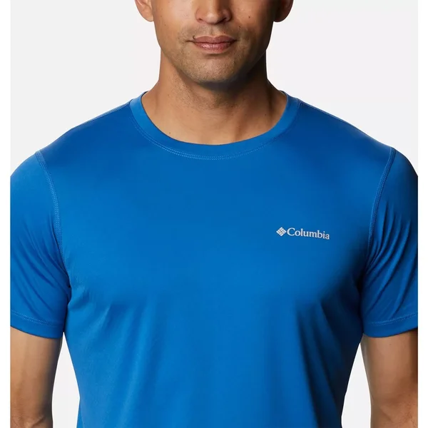 Columbia Men's Zero Rules Short Sleeve Shirt - XXL - Blue