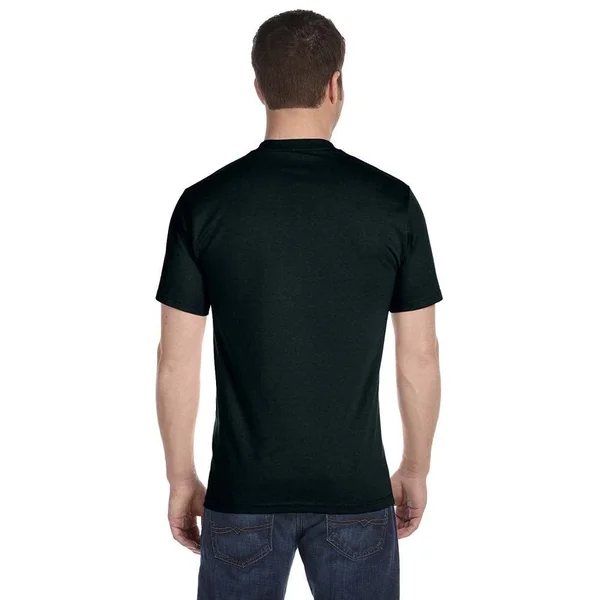 Hanes Men's Black Beefy-T Tall Undershirts (Set of 6) XL