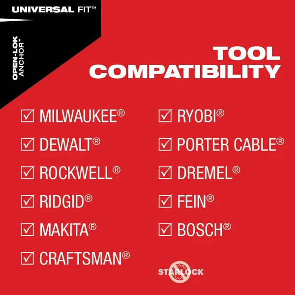 Milwaukee 49-25-1249 OPEN-LOK 2-1/2-Inch Titanium Enhanced Bi-Metal Multi-Material Blades - 10-Pack
