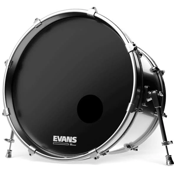 Evans EQ3 Resonant Black Bass Drum Head - 18x22