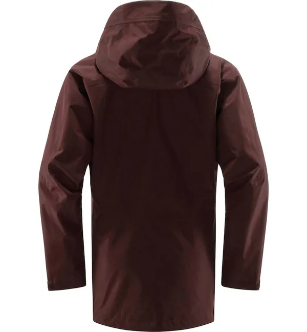 Haglofs Rubus GTX Jacket Women Maroon Red M Jacket Ladies, Women