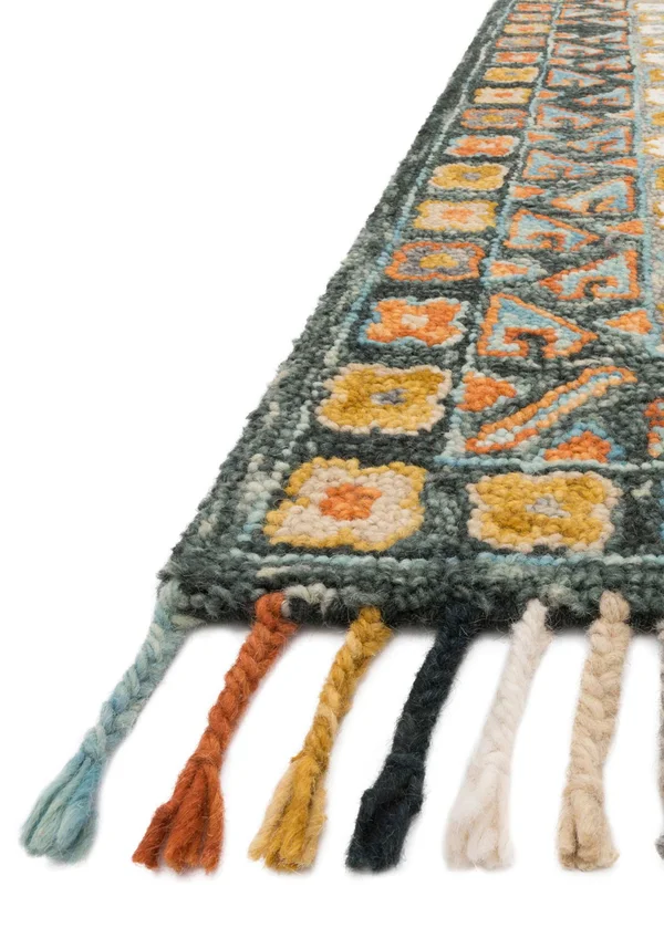 Loloi II Elka ELK-03 2&6x22 x 7&6x22 Denim, Multi Rug